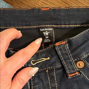 True Religion Women's Like New Dark Blue Jeans